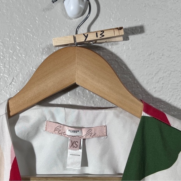 Anthropologie HUTCH wrap dress white floral dress size XS - Picture 10 of 14